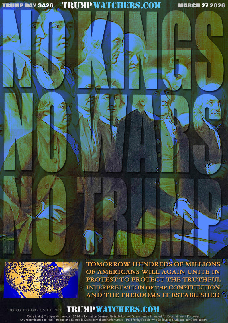 TOMORROW HUNDREDS OF MILLIONS
OF AMERICANS WILL AGAIN UNITE IN
PROTEST TO PROTECT THE TRUTHFUL
INTERPRETATION OF THE CONSITUTION
AND THE FREEDOMS IT ESTABLISHED